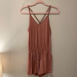 Pink Lily Mauve Romper